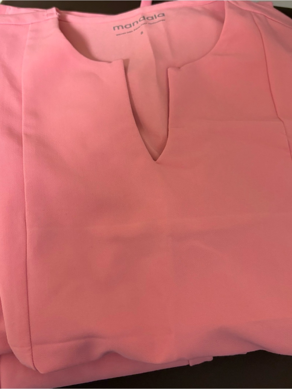 Mandala Bubblegum Pink 3 piece Scrub Set.